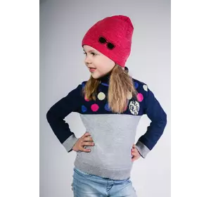 Красная детская шапка Триш (Упаковка, ростовка 50-52-54)