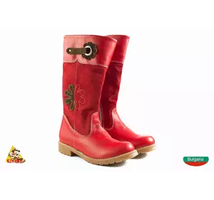 Красные высокие Girl boots
