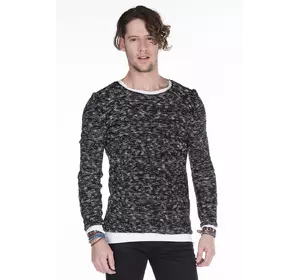Черный мужской пуловер CIPO & BAXX