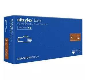 Перчатки нитриловые NITRYLEX BASIC XL / 100шт