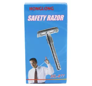 Станок для бритья металлический в коробке HongLong HL-877