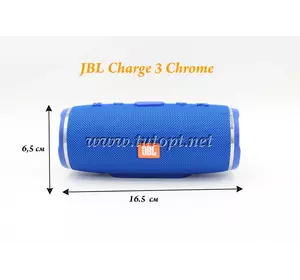 Портативная беспроводная колонка JBL MINI CHARGE 3 Хром USB, SD, FM, Bluetooth "Реплика"