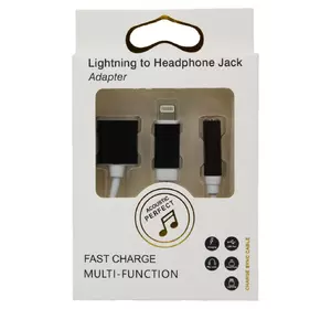 Переходник для наушников iPhone 7 - lightning mini jack 3.5 мм 6621